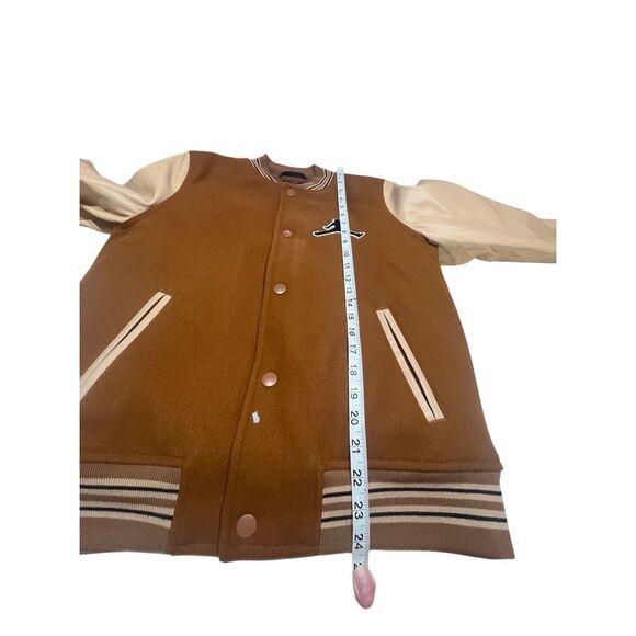 Jordan Kids' Varsity Jacket- Tan Size XL 13-15 Years Old - Picture 7 of 8